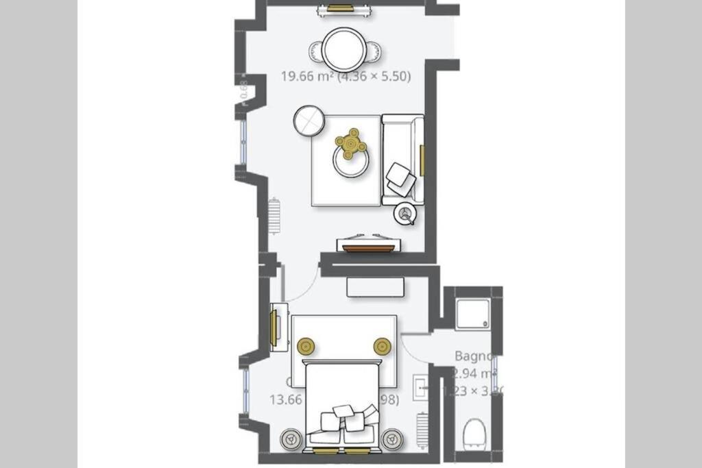 Апартаменти Charming 1Br In Navona Square Рим Екстер'єр фото